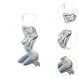 Maxbell Bottle Opener Aluminum Alloy Refrigerator Magnet for Kitchen Camping Party