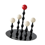 Maxbell Cup Drying Rack Modern Cup Stand Kitchen Cup Holder for Restaurant Bar Table 4 Cup 18cmx18.5cm