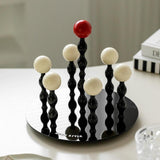 Maxbell Cup Drying Rack Modern Cup Stand Kitchen Cup Holder for Restaurant Bar Table 6 Cup 20cmx18.5cm