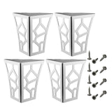 Maxbell 4x Metal Furniture Legs Furniture Table Legs for Couch Table NightStand