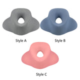 Maxbell Face Down Pillow Reusable Cotton Salon Massage Pillow for Salon Home Resting Gray