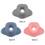 Maxbell Face Down Pillow Reusable Cotton Salon Massage Pillow for Salon Home Resting Gray