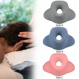 Maxbell Face Down Pillow Reusable Cotton Salon Massage Pillow for Salon Home Resting Gray