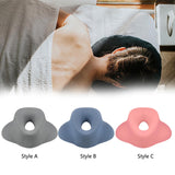 Maxbell Face Down Pillow Reusable Cotton Salon Massage Pillow for Salon Home Resting Gray