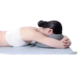 Maxbell Face Down Pillow Reusable Cotton Salon Massage Pillow for Salon Home Resting Gray