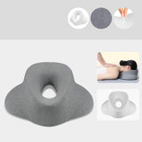 Maxbell Face Down Pillow Reusable Cotton Salon Massage Pillow for Salon Home Resting Gray
