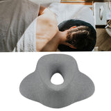 Maxbell Face Down Pillow Reusable Cotton Salon Massage Pillow for Salon Home Resting Gray