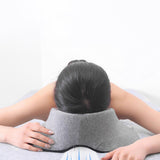 Maxbell Face Down Pillow Reusable Cotton Salon Massage Pillow for Salon Home Resting Gray
