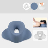 Maxbell Face Down Pillow Reusable Cotton Salon Massage Pillow for Salon Home Resting Light Blue