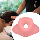 Maxbell Face Down Pillow Reusable Cotton Salon Massage Pillow for Salon Home Resting Pink