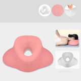 Maxbell Face Down Pillow Reusable Cotton Salon Massage Pillow for Salon Home Resting Pink