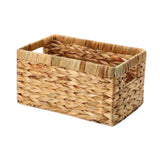 Maxbell Rattan Storage Baskets Sturdy Picnic Basket for Kitchen Living Room Bathroom Small