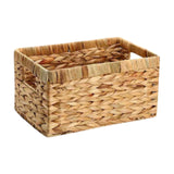 Maxbell Rattan Storage Baskets Sturdy Picnic Basket for Kitchen Living Room Bathroom Small