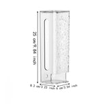 Maxbell Wall Hanging Underwear Storage Box Multifunctional for Cabinet Socks Panties clear