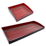 Maxbell Drain Tray for Fried Food Fried Chicken Draining Rack for BBQ Frying Parties 30 cm x 25 cm x 7 cm