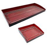 Maxbell Drain Tray for Fried Food Fried Chicken Draining Rack for BBQ Frying Parties 30 cm x 25 cm x 7 cm