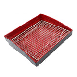 Maxbell Drain Tray for Fried Food Fried Chicken Draining Rack for BBQ Frying Parties 30 cm x 25 cm x 7 cm