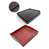 Maxbell Drain Tray for Fried Food Fried Chicken Draining Rack for BBQ Frying Parties 30 cm x 25 cm x 7 cm