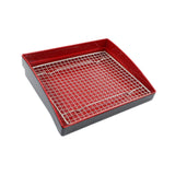 Maxbell Drain Tray for Fried Food Fried Chicken Draining Rack for BBQ Frying Parties 30 cm x 25 cm x 7 cm