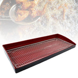 Maxbell Drain Tray for Fried Food Fried Chicken Draining Rack for BBQ Frying Parties 60 cm x 25 cm x 7 cm