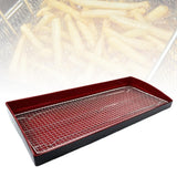 Maxbell Drain Tray for Fried Food Fried Chicken Draining Rack for BBQ Frying Parties 60 cm x 25 cm x 7 cm