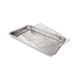 Maxbell Baking Sheet with Rack Bakeware Cookie Sheet for Buffet Barbecuing Household 60 cmx40 cmx4.8 cm