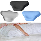 Maxbell Cervical Pillow Triangular Special Pillow Easy to Clean Odorless Neck Pillow Dark Gray