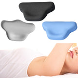 Maxbell Cervical Pillow Triangular Special Pillow Easy to Clean Odorless Neck Pillow Dark Gray