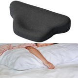 Maxbell Cervical Pillow Triangular Special Pillow Easy to Clean Odorless Neck Pillow Dark Gray