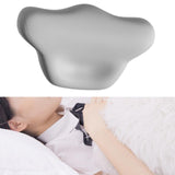 Maxbell Cervical Pillow Triangular Special Pillow Easy to Clean Odorless Neck Pillow Light Gray