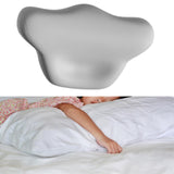 Maxbell Cervical Pillow Triangular Special Pillow Easy to Clean Odorless Neck Pillow Light Gray