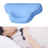 Maxbell Cervical Pillow Triangular Special Pillow Easy to Clean Odorless Neck Pillow Blue