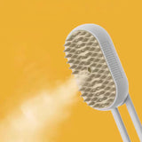 Maxbell 3 in1 Cat Dog Steamy Brush Handheld for Cats and Dogs Massage Pet Hair Brush White