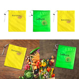Maxbell Produce Bag Refrigerator Organizer Bag Food Saver Bag Grocery Bag Veggie Bag Bananas Top Text