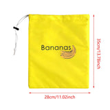 Maxbell Produce Bag Refrigerator Organizer Bag Food Saver Bag Grocery Bag Veggie Bag Bananas Middle Text