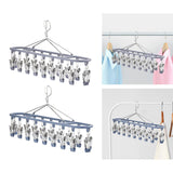 Maxbell Sock Hanger Sturdy Multifunctional Underwear Hanger for Lingerie Diaper Ties Gray