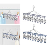Maxbell Sock Hanger Sturdy Multifunctional Underwear Hanger for Lingerie Diaper Ties Gray