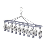 Maxbell Sock Hanger Sturdy Multifunctional Underwear Hanger for Lingerie Diaper Ties Gray