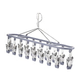 Maxbell Sock Hanger Sturdy Multifunctional Underwear Hanger for Lingerie Diaper Ties Gray