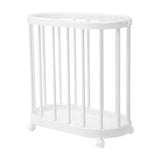 Maxbell Laundry Basket Cart Heavy Duty Storage Organizer for Bathroom Dorm Apartment White