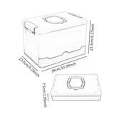 Maxbell Foldable Storage Box Container Storage Bin for Living Room Travel Road Trips Green