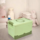 Maxbell Foldable Storage Box Container Storage Bin for Living Room Travel Road Trips Green