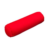 Maxbell Round Cylindrical Pillow Craft Supplies Bolster Cushion for Home Office Yoga Red