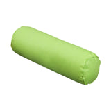 Maxbell Round Cylindrical Pillow Craft Supplies Bolster Cushion for Home Office Yoga Light Green