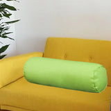 Maxbell Round Cylindrical Pillow Craft Supplies Bolster Cushion for Home Office Yoga Light Green