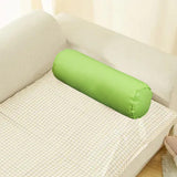 Maxbell Round Cylindrical Pillow Craft Supplies Bolster Cushion for Home Office Yoga Light Green