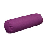 Maxbell Round Cylindrical Pillow Craft Supplies Bolster Cushion for Home Office Yoga Violet