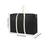 Maxbell House Moving Bag Carrier for Travelling Dormitories Closet Bedrooms Basement 58x40x25 cm Black
