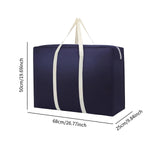Maxbell House Moving Bag Carrier for Travelling Dormitories Closet Bedrooms Basement 68x50x25 cm Navy