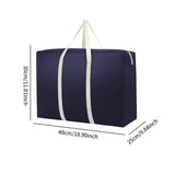 Maxbell House Moving Bag Carrier for Travelling Dormitories Closet Bedrooms Basement 48x30x25 cm Navy